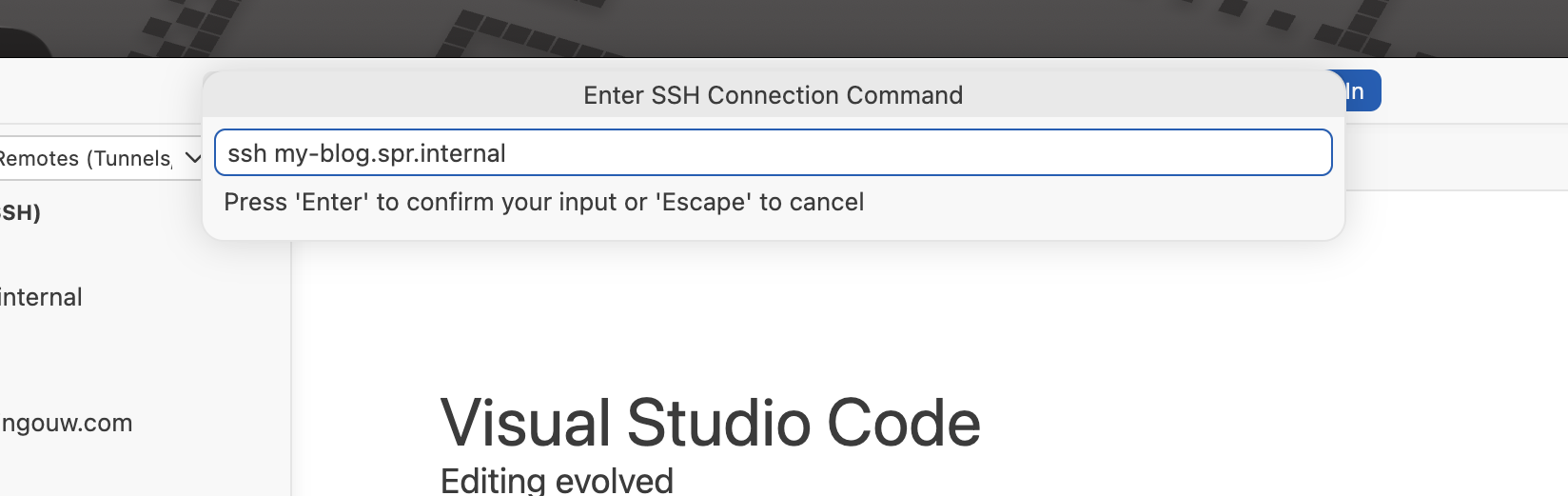 Connect to Sprite in VSCode